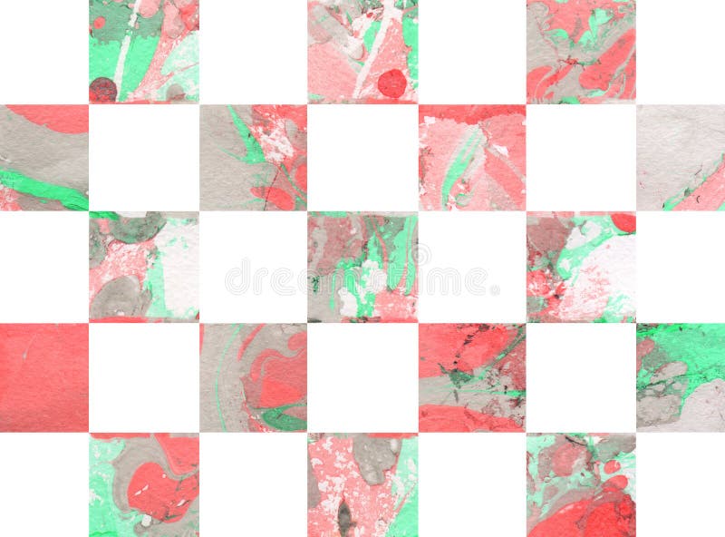 Fundo abstrato colorido com quadrados ilustração stock