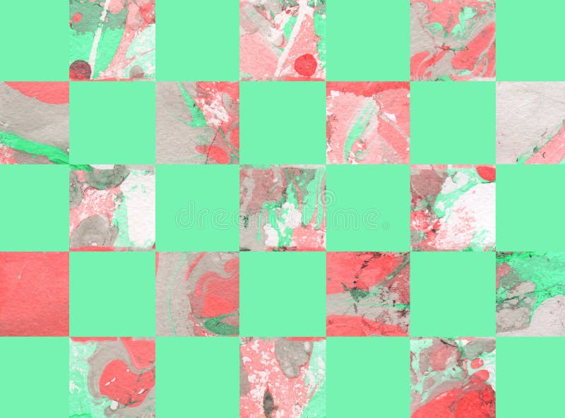 Fundo abstrato colorido com quadrados ilustração royalty free