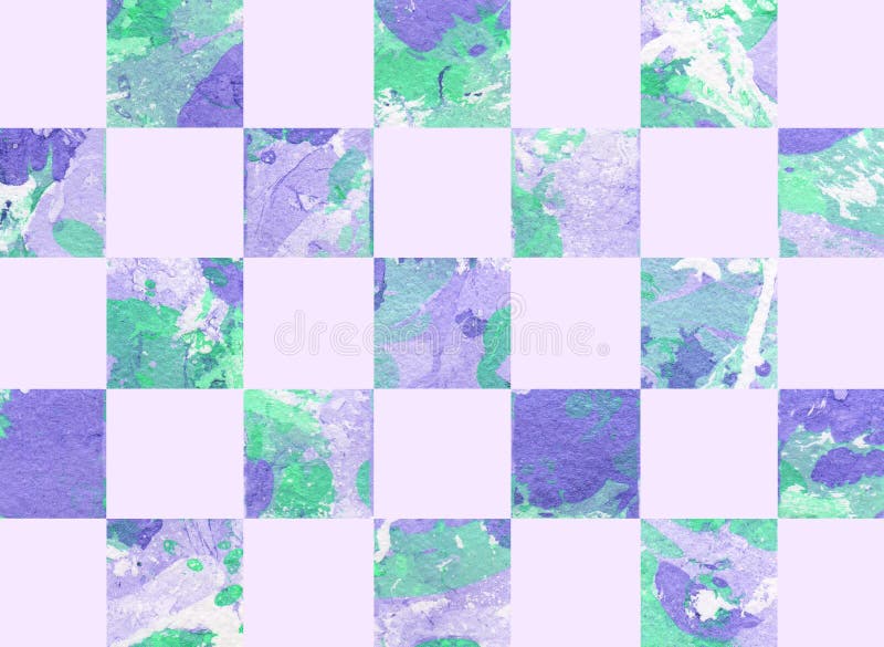 Fundo abstrato colorido com quadrados ilustração do vetor