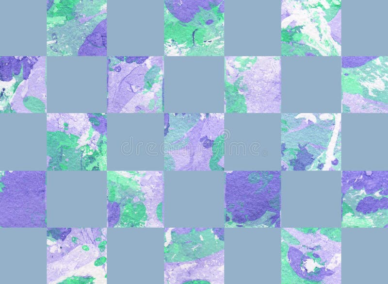 Fundo abstrato colorido com quadrados ilustração stock