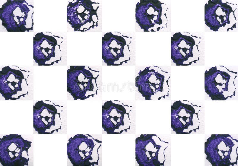 Fundo abstrato colorido com selos ilustração stock