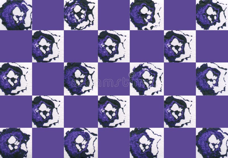 Fundo abstrato colorido com selos ilustração do vetor