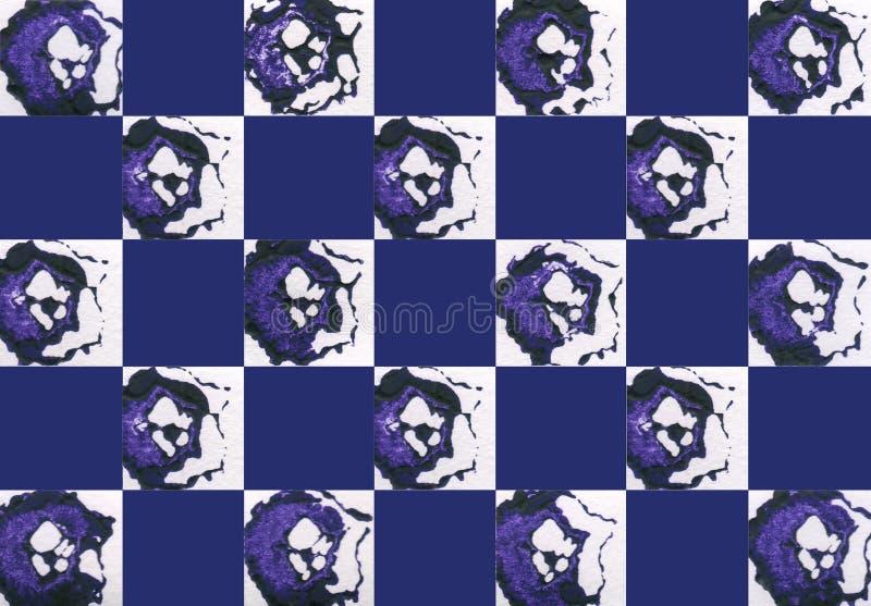 Fundo abstrato colorido com selos ilustração royalty free