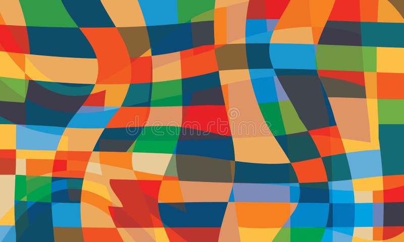 Fundo vetorial abstrato colorido ilustração royalty free