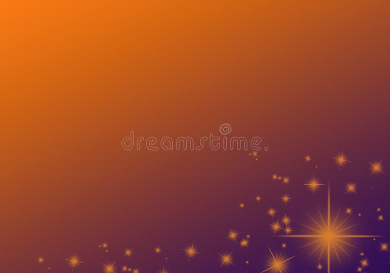 Fundo abstrato com estrelas alaranjadas ilustração do vetor Fundo abstrato com estrelas alaranjadas ilustração do vetor