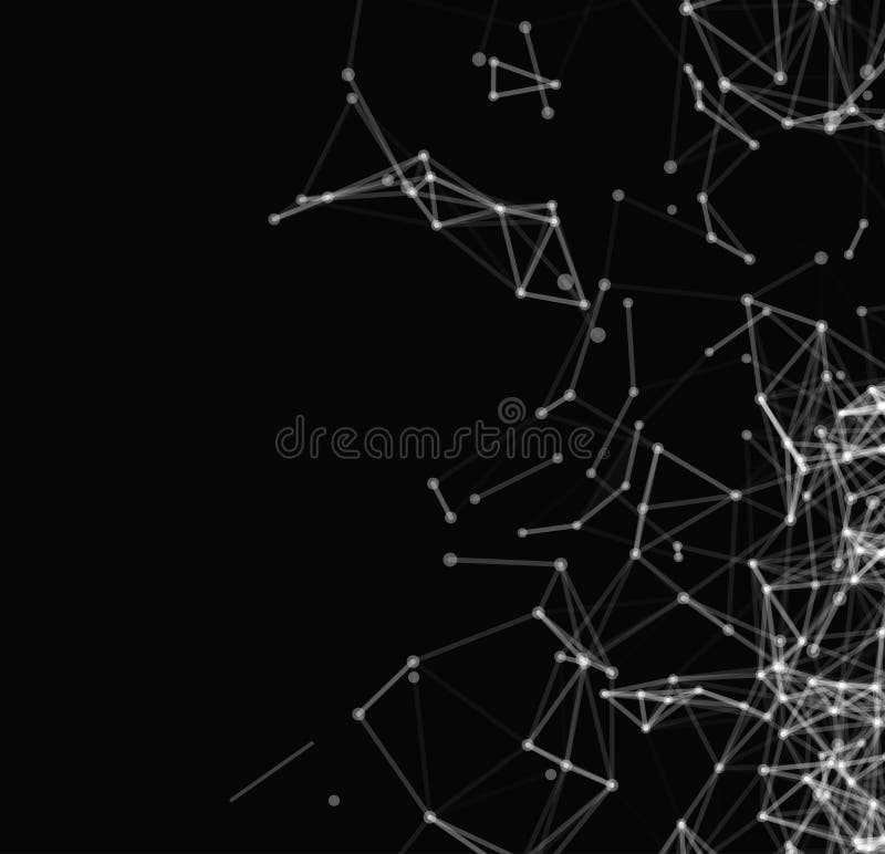 Fundo abstrato da conexão de rede ilustração royalty free Fundo abstrato da conexão de rede ilustração royalty free