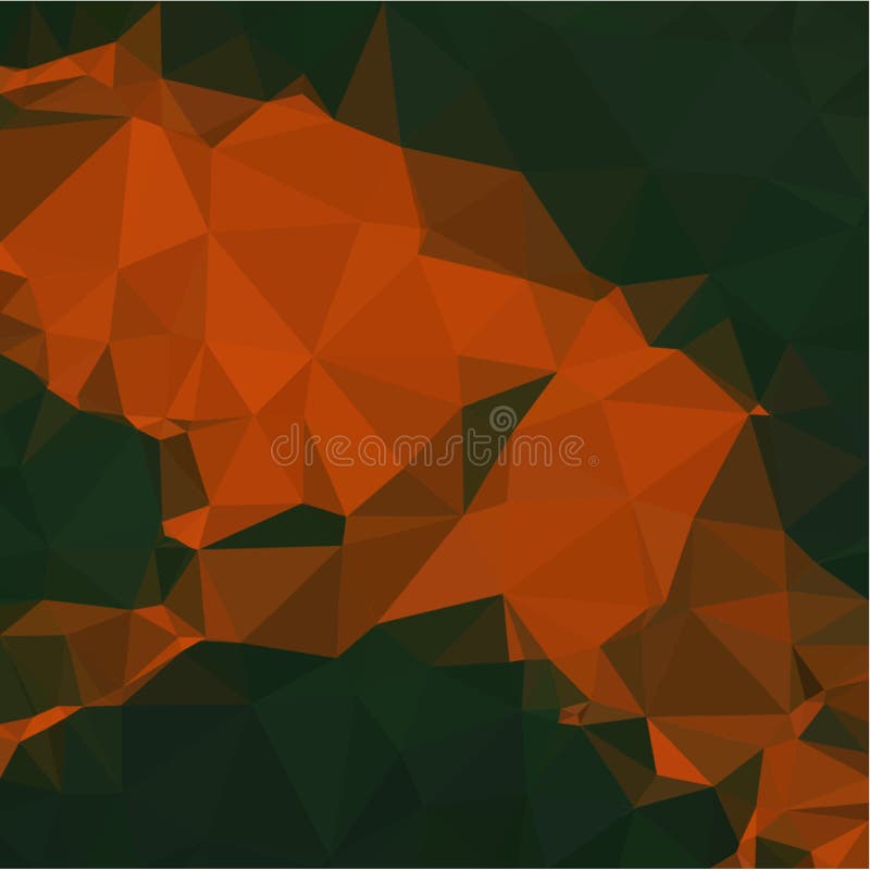 Fundo abstrato da luz da cor alaranjada e verde e de fragmentos escuros ao estilo de baixo-poli ilustração royalty free Fundo abstrato da luz da cor alaranjada e verde e de fragmentos escuros ao estilo de baixo-poli ilustração royalty free