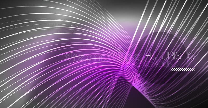 Fundo abstrato da tecnologia de Digitas - projeto geométrico de néon Linhas de incandescência abstratas Fundo colorido do techno ilustração stock Fundo abstrato da tecnologia de Digitas - projeto geométrico de néon Linhas de incandescência abstratas Fundo colorido do techno ilustração stock