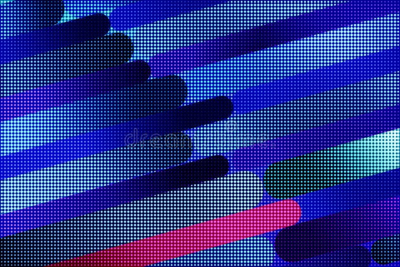 Fundo abstrato de linha dinâmica de cores ilustração royalty free