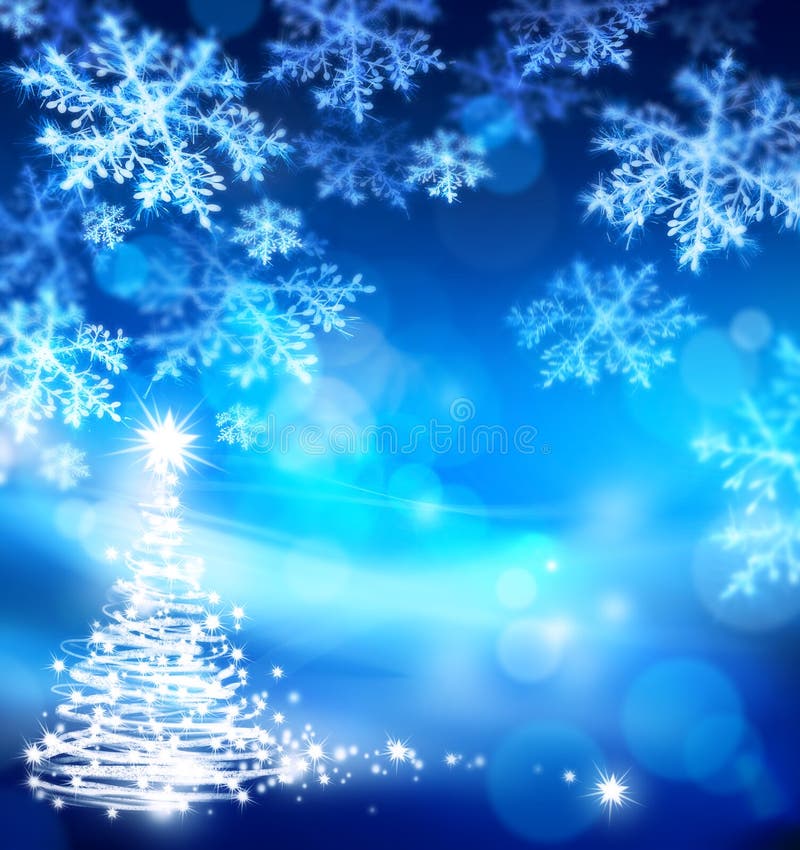 Fundo abstrato do azul do Natal da arte ilustração do vetor Fundo abstrato do azul do Natal da arte ilustração do vetor