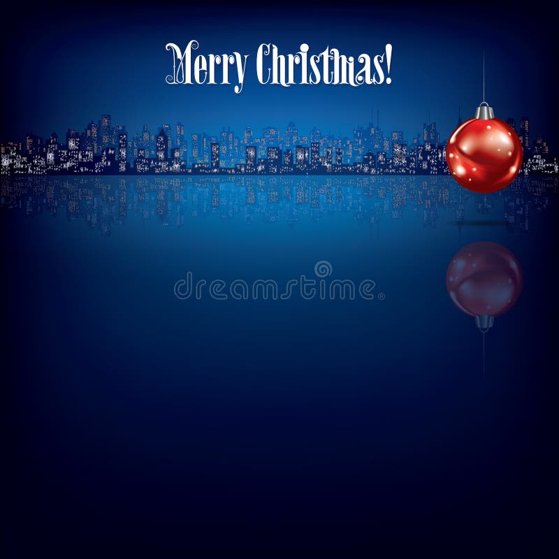Fundo natalício abstrato com decoração ilustração royalty free