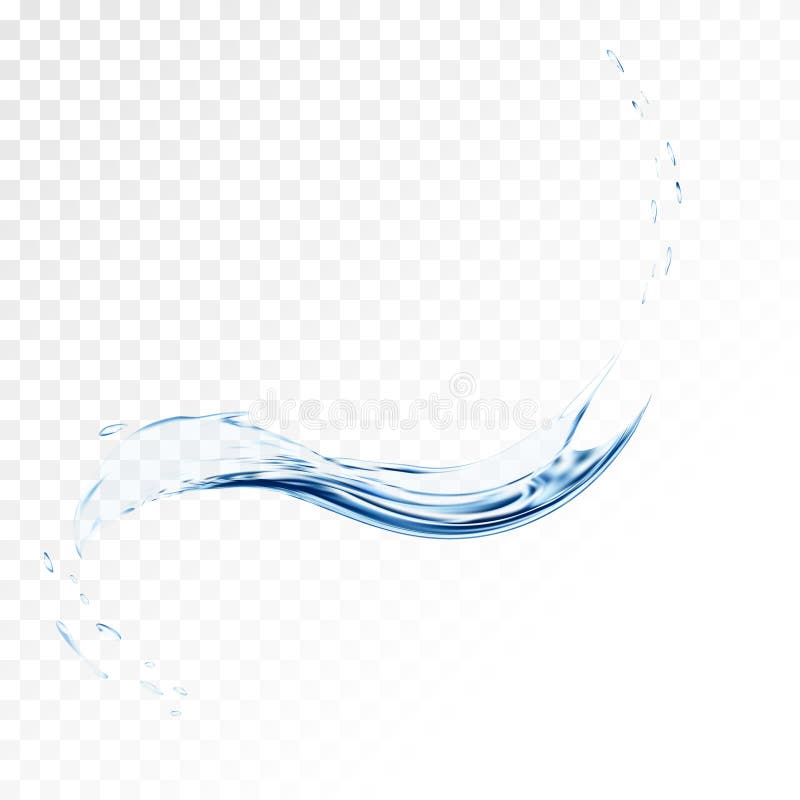 Fundo abstrato do vetor, onda de água transparente azul para o folheto, Web site, projeto do inseto pulverizador realístico do aq ilustração do vetor Fundo abstrato do vetor, onda de água transparente azul para o folheto, Web site, projeto do inseto pulverizador realístico do aq ilustração do vetor