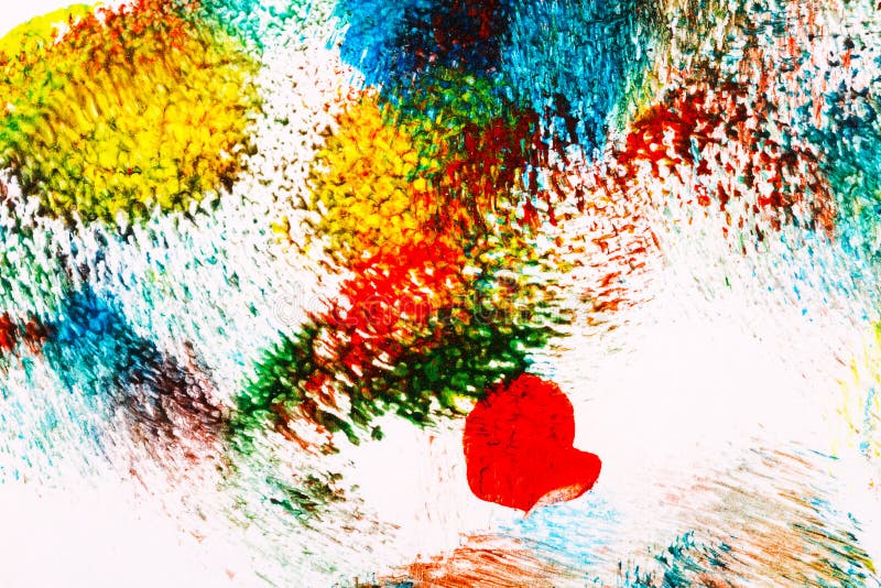 Fundo acrílico vibrante abstrato da arte ilustração royalty free Fundo acrílico vibrante abstrato da arte ilustração royalty free
