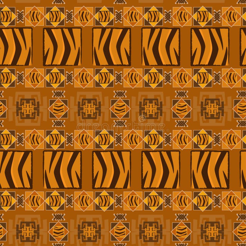 Fundo africano abstrato ilustração stock