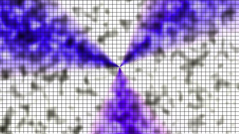 Fundo animado 3d, cor roxa e branca ilustração royalty free