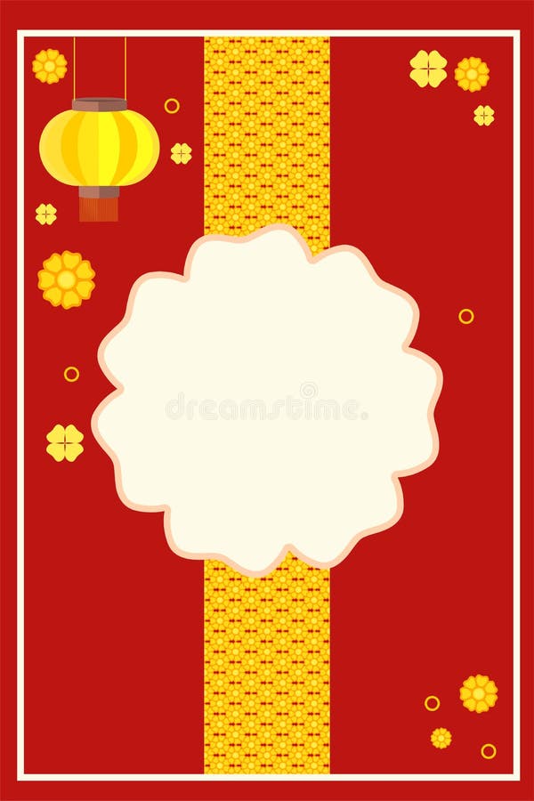 Fundo asi?tico do estilo com as flores do espa?o da lanterna el?trica e da c?pia usadas como o molde para cartazes, bandeiras, in ilustração stock Fundo asi?tico do estilo com as flores do espa?o da lanterna el?trica e da c?pia usadas como o molde para cartazes, bandeiras, in ilustração stock