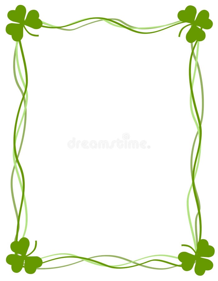 Fundo/beira do dia do St. Patricks ilustração stock Fundo/beira do dia do St. Patricks ilustração stock