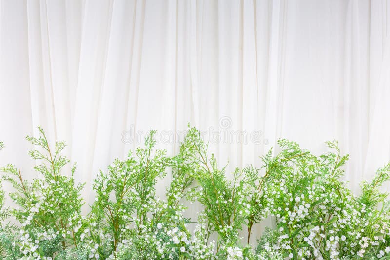 Fundo bonito das flores para a cena do casamento no fundo fotografia de stock Fundo bonito das flores para a cena do casamento no fundo fotografia de stock