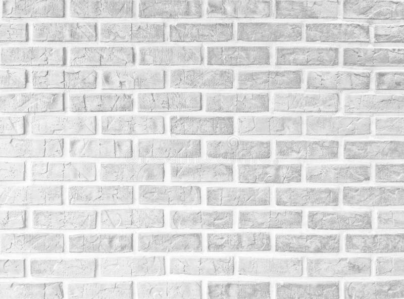 Fundo branco abstrato do teste padrão da textura da parede de tijolo fotos de stock Fundo branco abstrato do teste padrão da textura da parede de tijolo fotos de stock