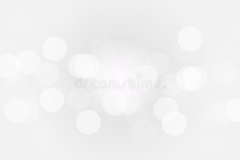 Fundo branco cinzento de prata do bokeh com luz solar radial no centro ilustração royalty free Fundo branco cinzento de prata do bokeh com luz solar radial no centro ilustração royalty free