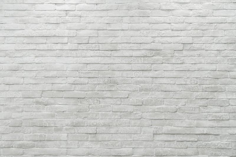 Fundo de parede de tijolo branco texturizado e envelhecido imagens de stock royalty free
