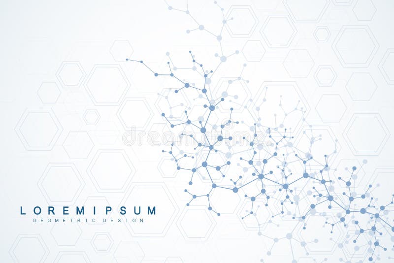 Fundo científico da molécula para a medicina, ciência, tecnologia, química Papel de parede ou bandeira com as moléculas de um ADN ilustração royalty free Fundo científico da molécula para a medicina, ciência, tecnologia, química Papel de parede ou bandeira com as moléculas de um ADN ilustração royalty free