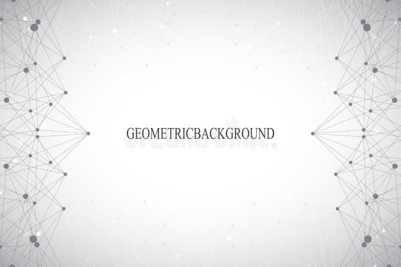 Fundo cinzento abstrato geométrico com linhas e os pontos conectados Medicina, ciência, contexto da tecnologia para seu projeto ilustração do vetor Fundo cinzento abstrato geométrico com linhas e os pontos conectados Medicina, ciência, contexto da tecnologia para seu projeto ilustração do vetor