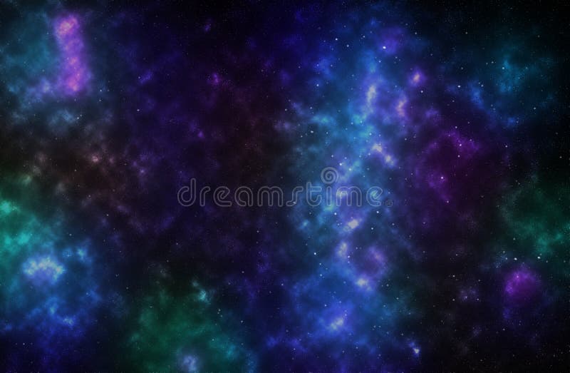 Fundo colorido de um campo de estrela do espaço profundo ilustração stock Fundo colorido de um campo de estrela do espaço profundo ilustração stock