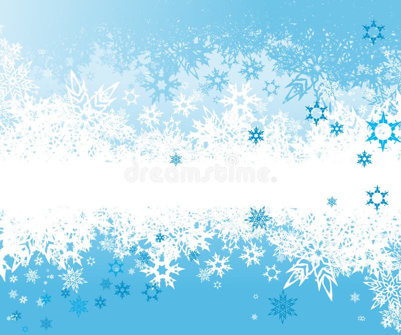 Fundo com flocos de neve. Vetor ilustração do vetor