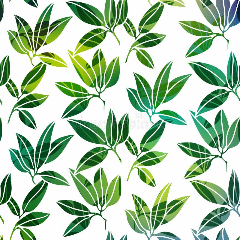 Fundo com folhas de palmeira ilustração do vetor Fundo com folhas de palmeira ilustração do vetor