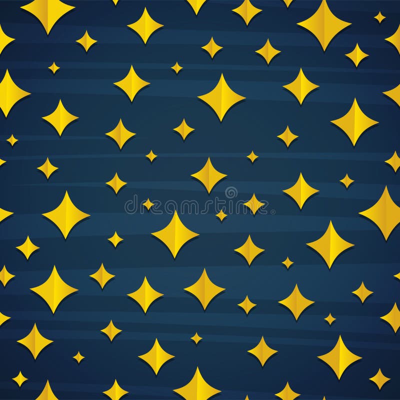 Fundo com obscuridade - céu azul e estrelas Teste padrão sem emenda das estrelas no papel de parede azul Protagoniza no estilo cô ilustração royalty free Fundo com obscuridade - céu azul e estrelas Teste padrão sem emenda das estrelas no papel de parede azul Protagoniza no estilo cô ilustração royalty free