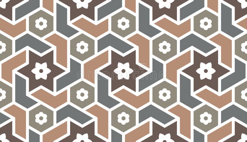 Fundo com teste padrão sem emenda no estilo islâmico ilustração stock Fundo com teste padrão sem emenda no estilo islâmico ilustração stock