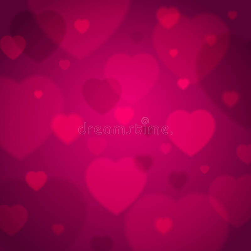 Fundo cor-de-rosa com corações do Valentim, vetor ilustração royalty free Fundo cor-de-rosa com corações do Valentim, vetor ilustração royalty free
