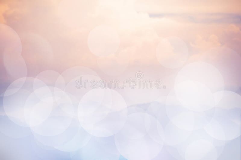 Céu rosa com efeito bokeh imagens de stock royalty free