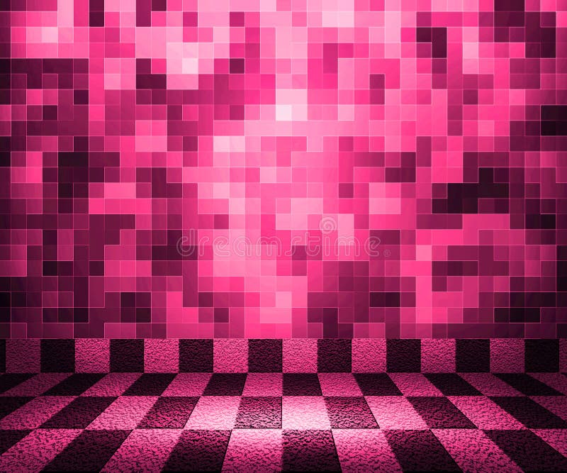 Coração Plano Vetorial Cor-de-rosa Com Textura De Xadrez Ilustração do  Vetor - Ilustração de isolado, projeto: 230750002