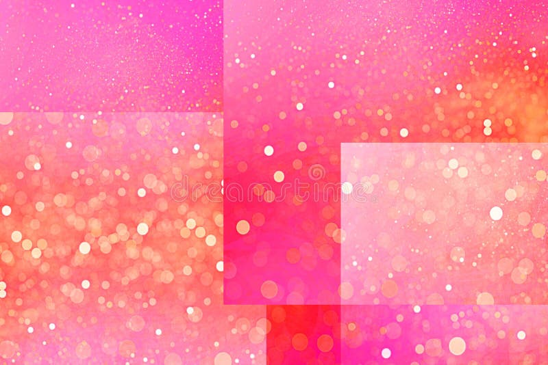 Fundo cor-de-rosa dos cubos e das linhas com sparkles defocused do efeito do bokeh ilustração stock Fundo cor-de-rosa dos cubos e das linhas com sparkles defocused do efeito do bokeh ilustração stock