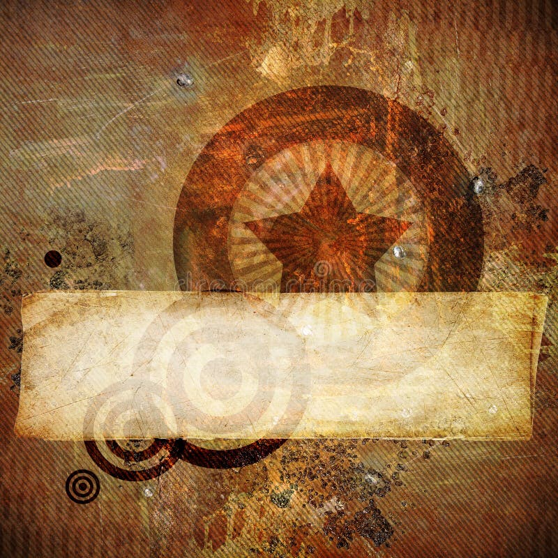 Fundo criativo grunge ilustração stock