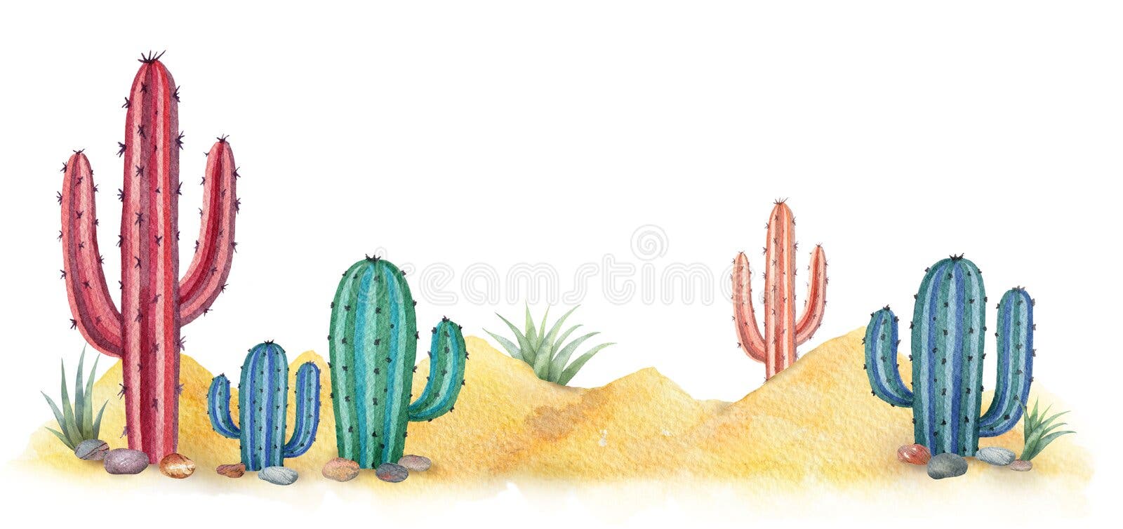 Cactos Vetores, Ilustrações e Cliparts para Projetos Criativos - 123RF