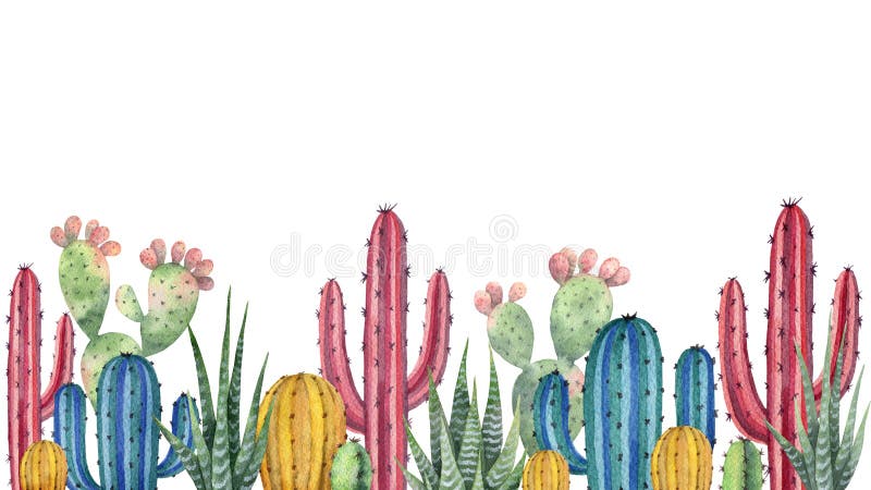 Cactos Vetores, Ilustrações e Cliparts para Projetos Criativos - 123RF