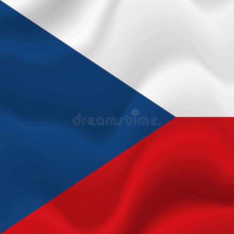 Fundo da bandeira de República Checa Vetor ilustração royalty free Fundo da bandeira de República Checa Vetor ilustração royalty free