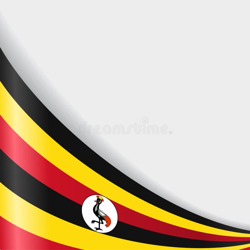 Fundo da bandeira do Ugandan Ilustração do vetor ilustração stock Fundo da bandeira do Ugandan Ilustração do vetor ilustração stock