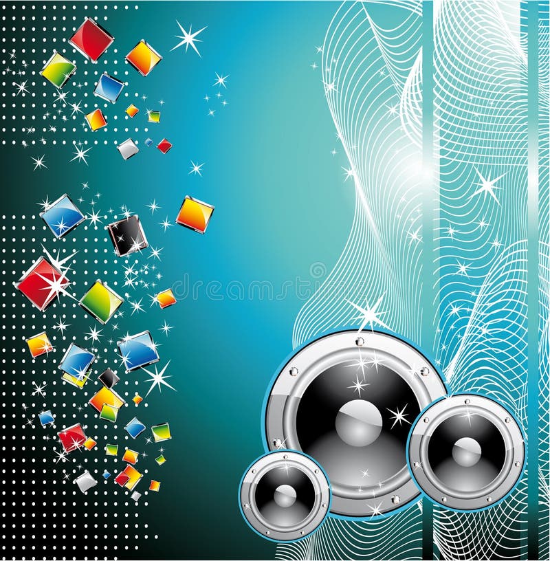 Fundo de Techno Dance ilustração do vetor