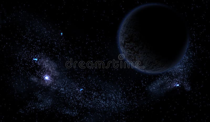 Fundo estrelado ilustração royalty free