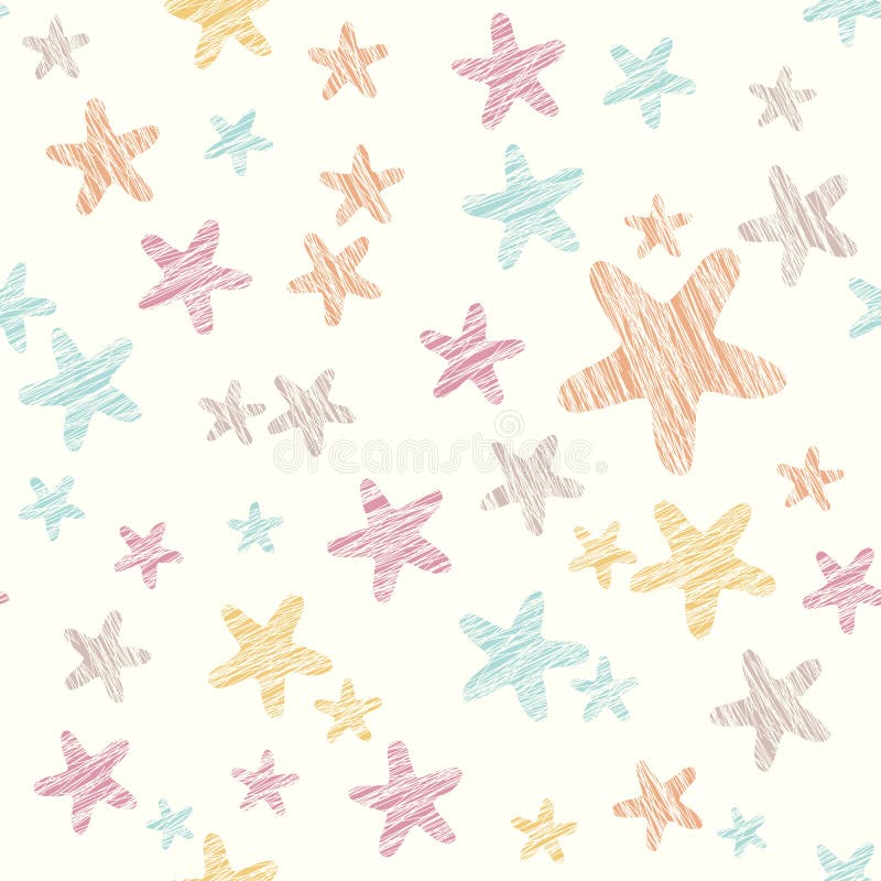 Fundo da estrela do Grunge Teste padrão sem emenda Textura colorida do partido ilustração royalty free Fundo da estrela do Grunge Teste padrão sem emenda Textura colorida do partido ilustração royalty free