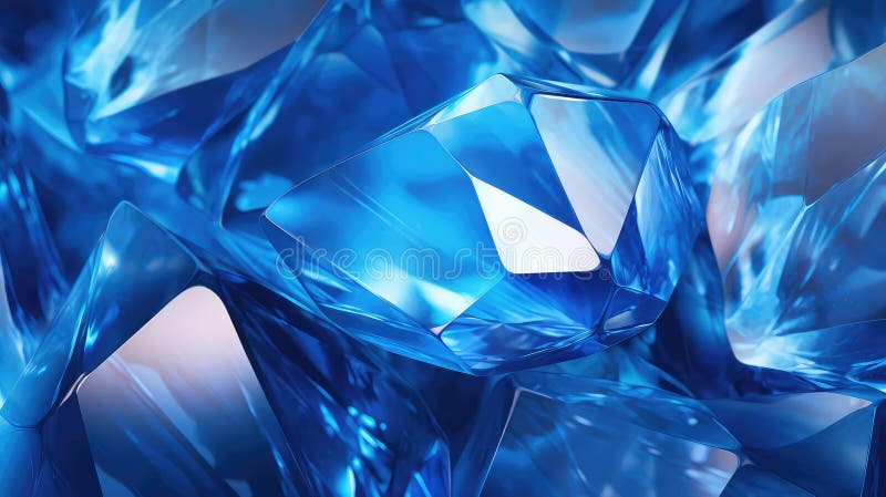 Fundo da faceta azul deslumbrante ilustração stock