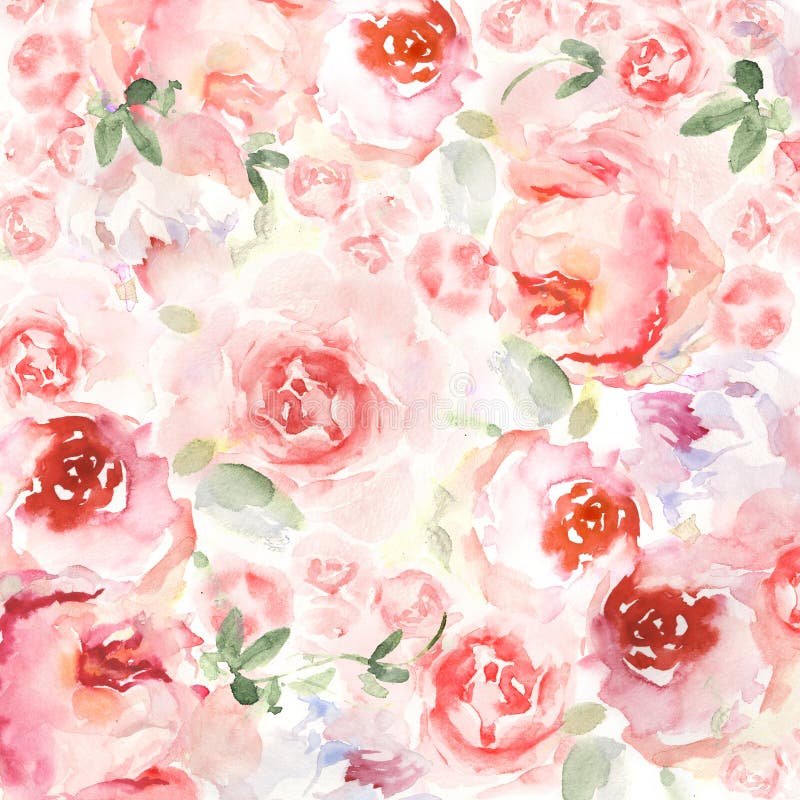 Fundo da flor da aquarela para o cartão do convite Cartões pintados à mão florais ilustração do vetor Fundo da flor da aquarela para o cartão do convite Cartões pintados à mão florais ilustração do vetor