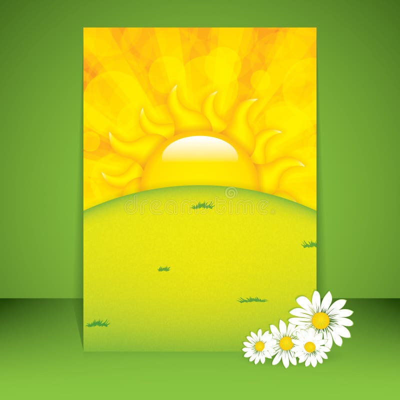 Fundo de primavera ilustração do vetor