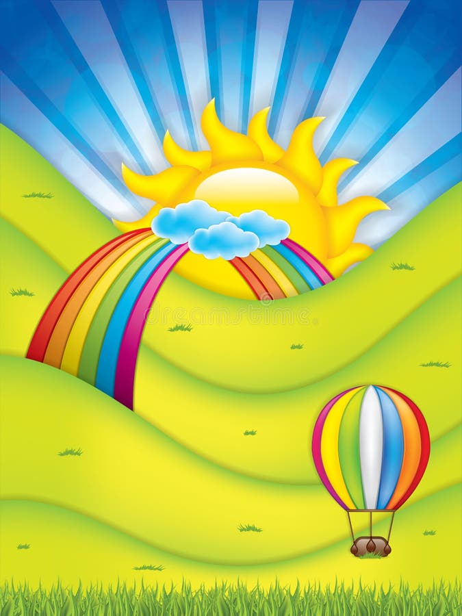 Fundo da mola ilustração stock