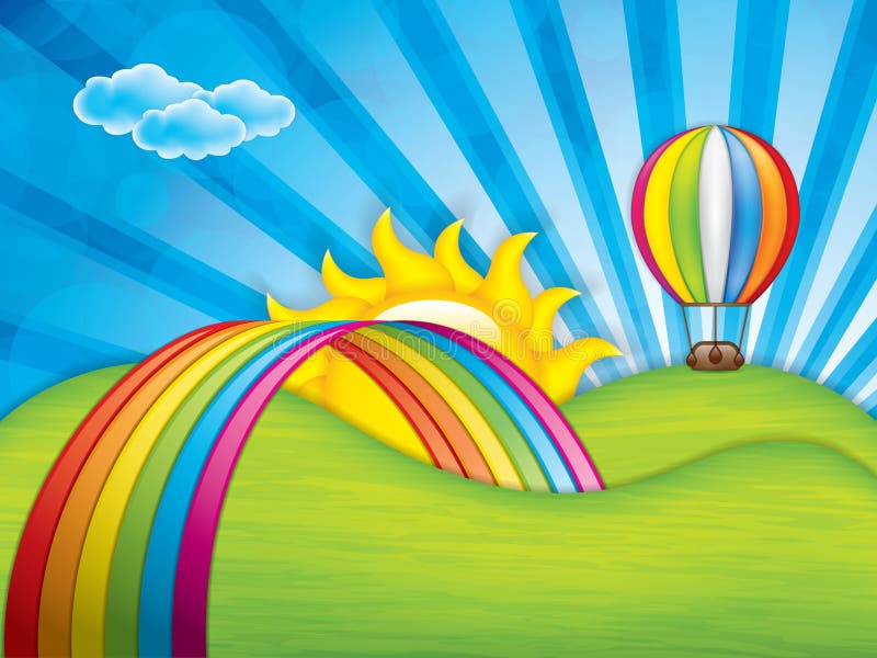 Fundo de primavera ilustração stock