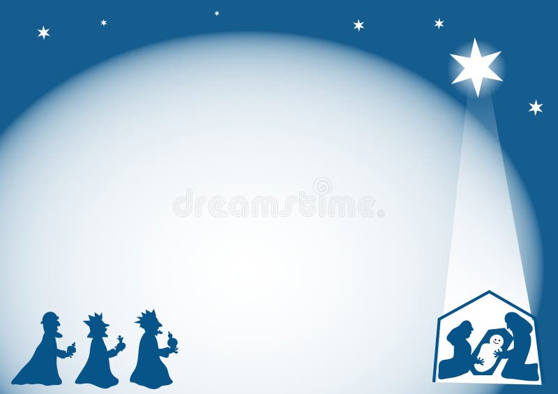 Fundo da natividade ilustração royalty free Fundo da natividade ilustração royalty free